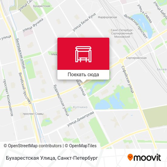 Карта Бухарестская Улица