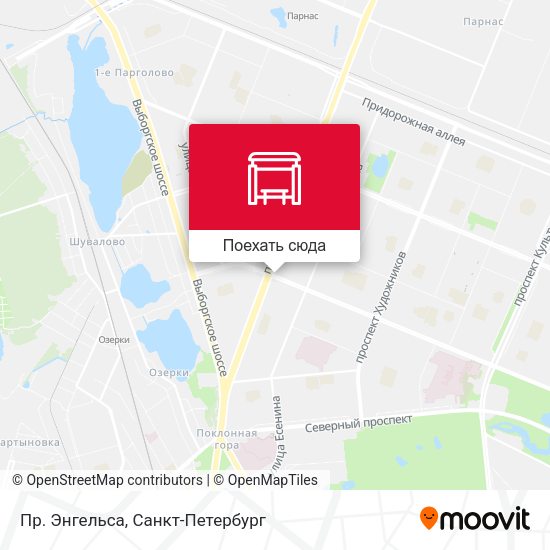 Карта Пр. Энгельса