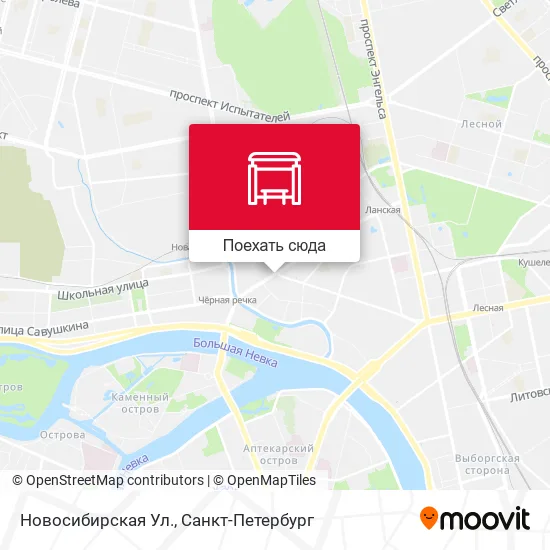 Карта Новосибирская Ул.