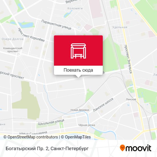 Карта Богатырский Пр. 2