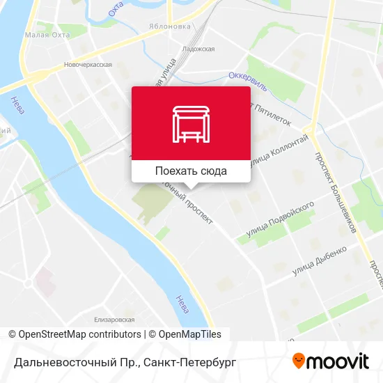Карта Дальневосточный Пр.