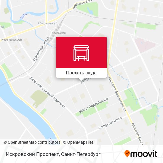 Карта Искровский Проспект