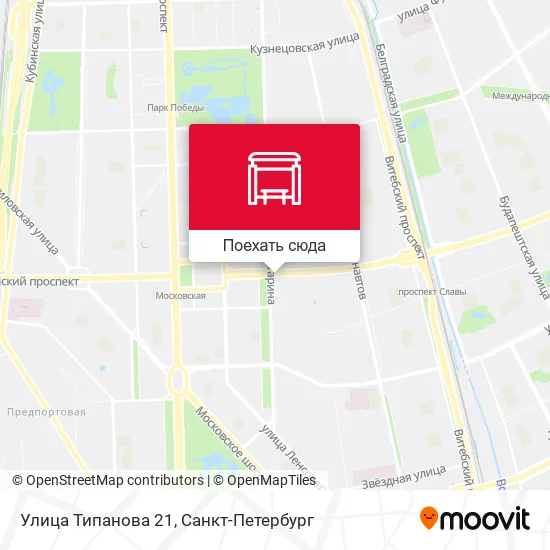 Карта Улица Типанова 21