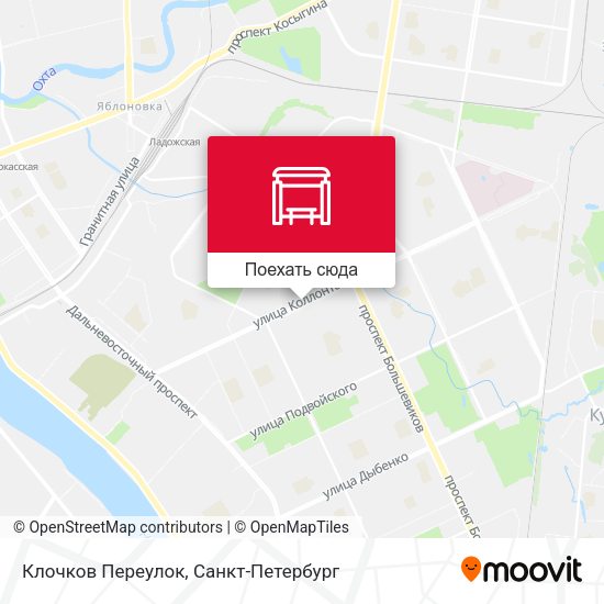 Карта Клочков Переулок