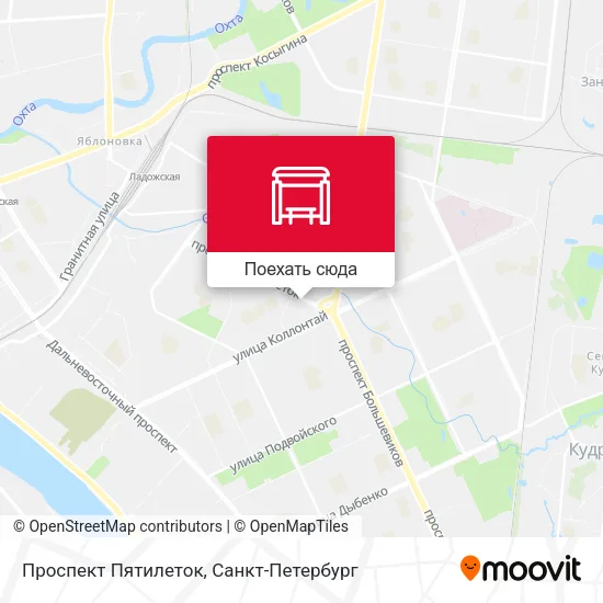 Карта Проспект Пятилеток