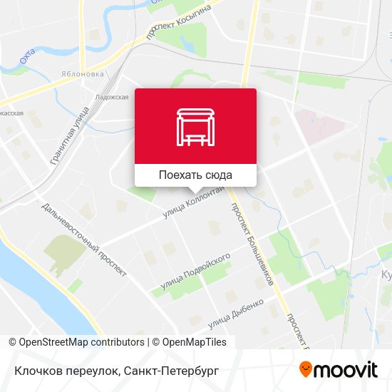 Карта Клочков переулок