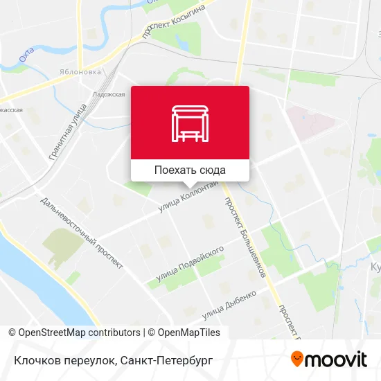 Карта Клочков переулок