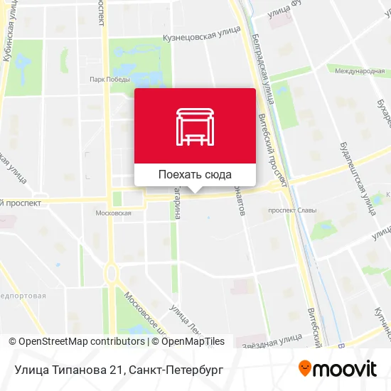 Карта Улица Типанова 21