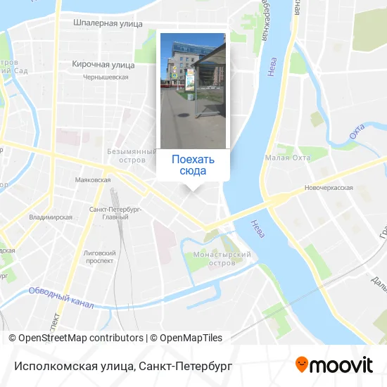 Карта Исполкомская улица