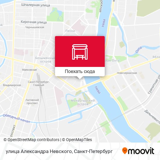 Карта улица Александра Невского