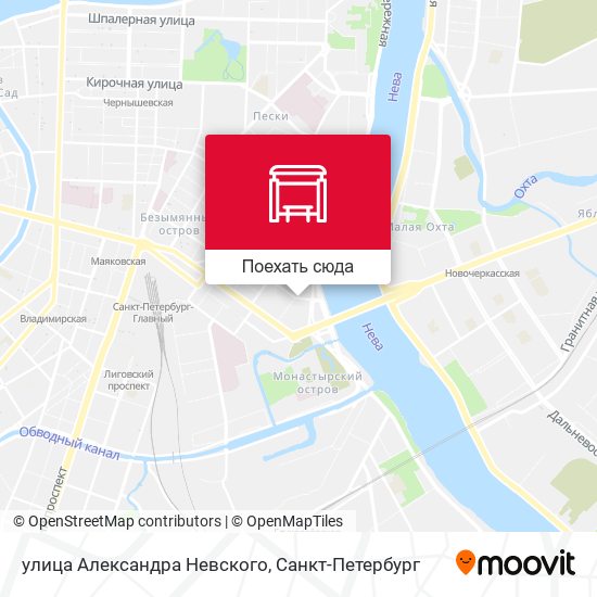 Карта улица Александра Невского