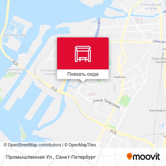 Карта Промышленная Ул.