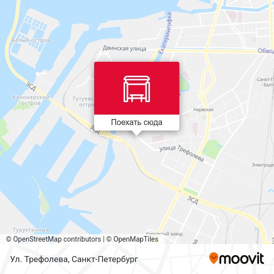 Карта Ул. Трефолева