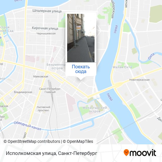Карта Исполкомская улица