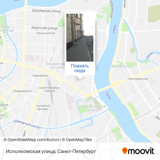 Карта Исполкомская улица