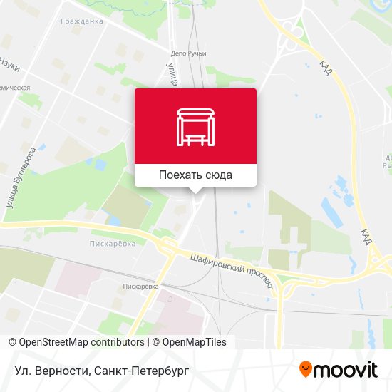 Карта Ул. Верности