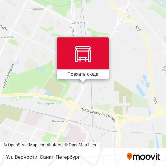 Карта Ул. Верности