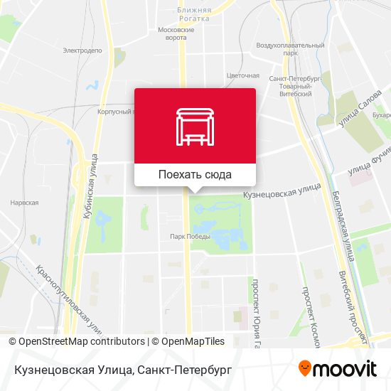 Карта Кузнецовская Улица