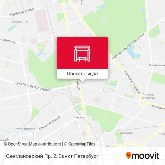 Карта Светлановский Пр. 2