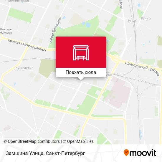 Карта Замшина Улица
