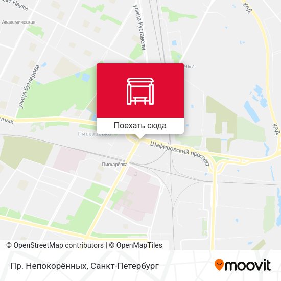 Карта Пр. Непокорённых