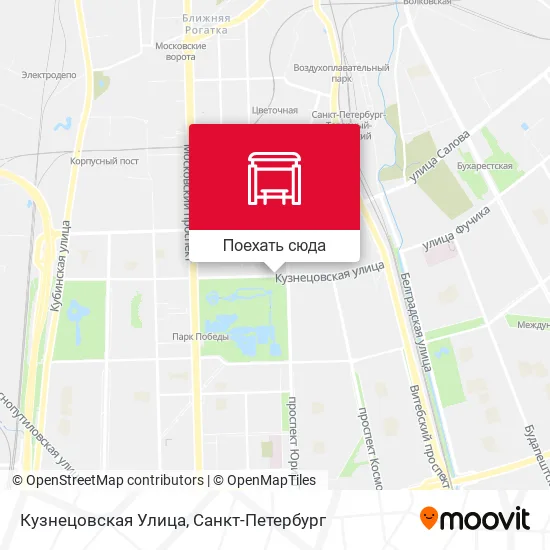 Карта Кузнецовская Улица