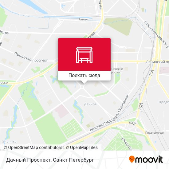 Карта Дачный Проспект