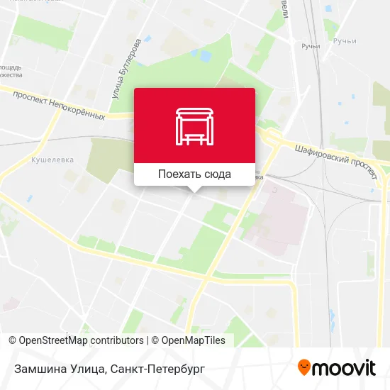 Карта Замшина Улица