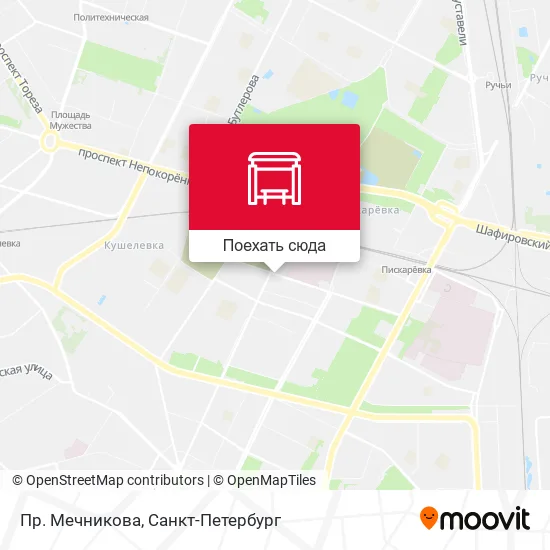 Карта Пр. Мечникова