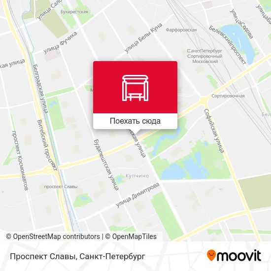 Карта Проспект Славы