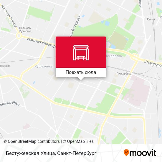 Карта Бестужевская Улица