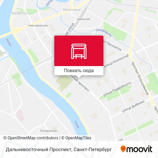 Карта Дальневосточный Проспект