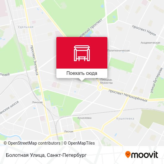 Карта Болотная Улица
