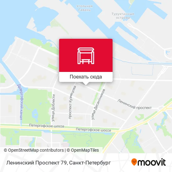 Карта Ленинский Проспект 79