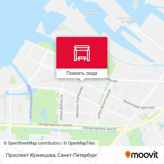 Карта Проспект Кузнецова