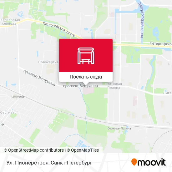 Карта Ул. Пионерстроя