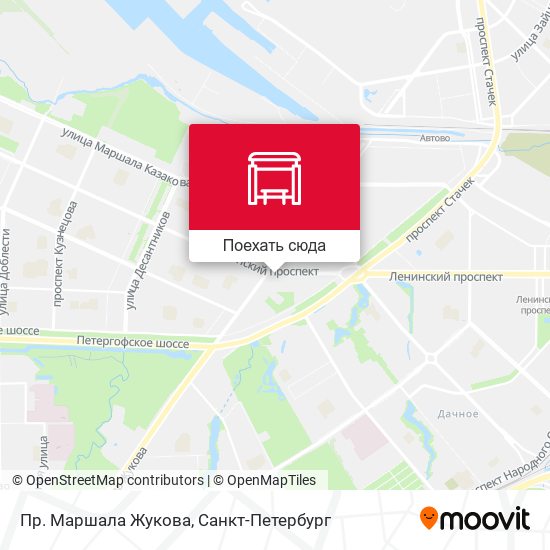 Карта Пр. Маршала Жукова