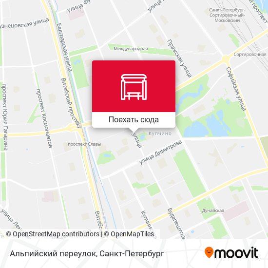 Карта Альпийский переулок