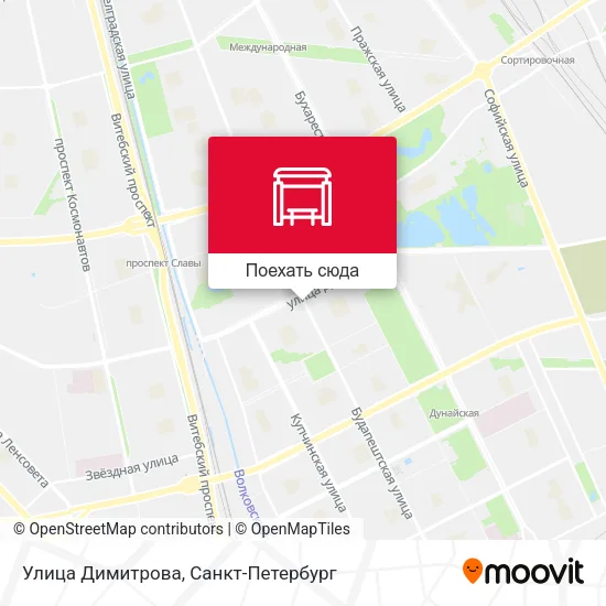 Карта Улица Димитрова