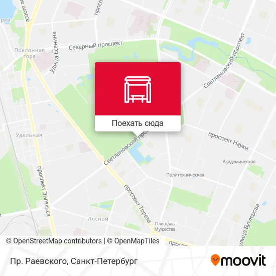 Карта Пр. Раевского