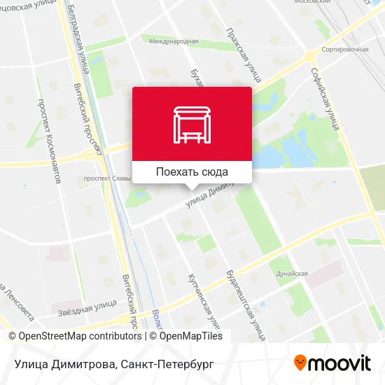 Карта Улица Димитрова