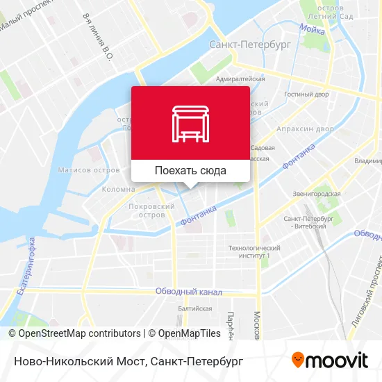 Карта Ново-Никольский Мост