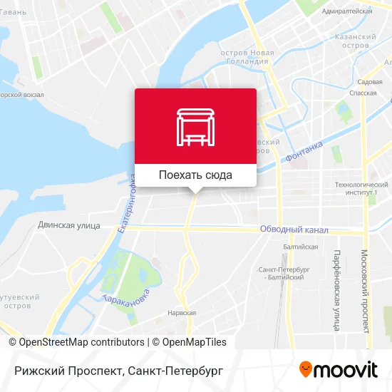 Карта Рижский Проспект