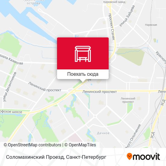Карта Соломахинский Проезд