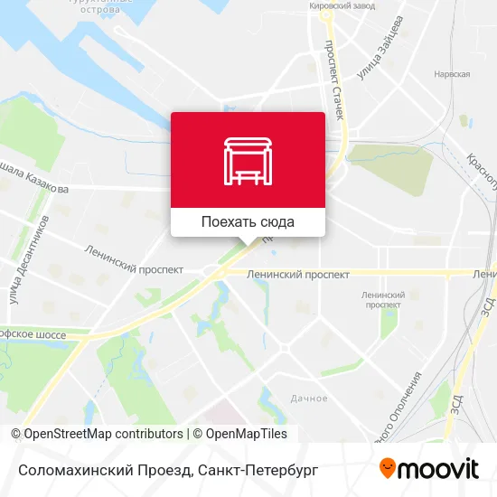 Карта Соломахинский Проезд