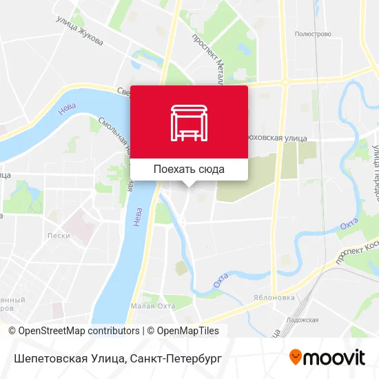 Карта Шепетовская Улица