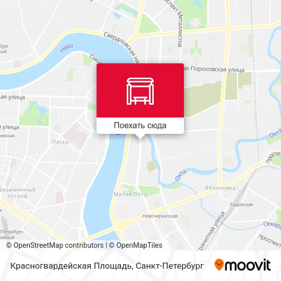 Карта Красногвардейская Площадь