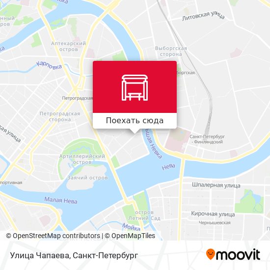 Карта Улица Чапаева