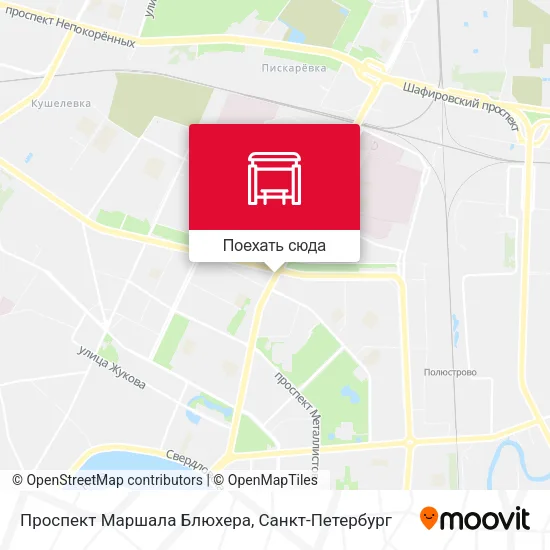 Карта Проспект Маршала Блюхера
