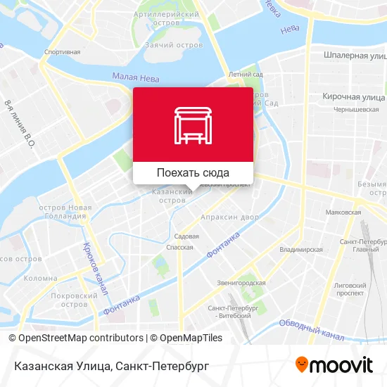 Карта Казанская Улица